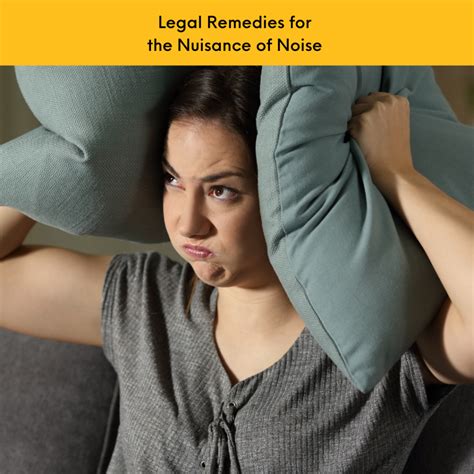 Addressing Noise Disturbance: Legal References and Remedies .